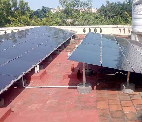 Smart grid at the MSSRF  library