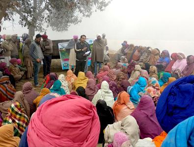 Villagers in Mansa district, Punjab, were educated on the critical link between using toilets and individual and community health Villagers in Mansa district, Punjab, were educated on the critical link between using toilets and individual and community health